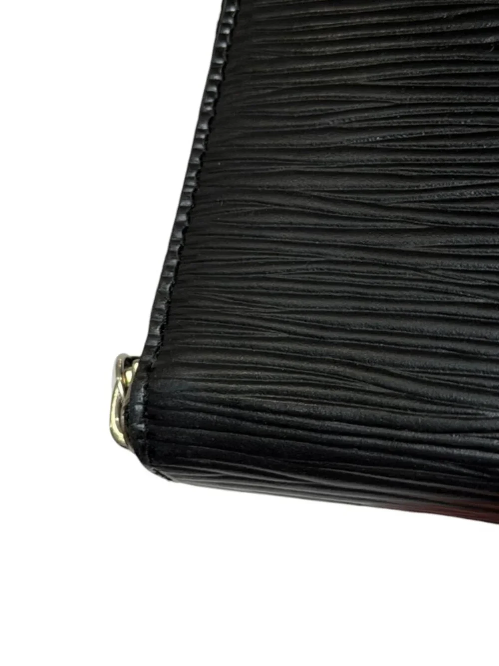 Louis Vuitton 2015 France Black Epi Leather Zippy Wallet